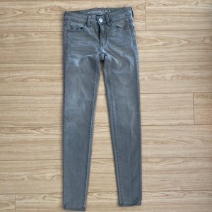 American Eagle Super Stretch Grey Jeggings